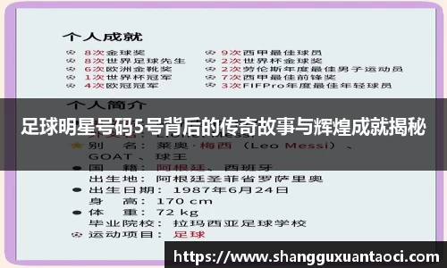 足球明星号码5号背后的传奇故事与辉煌成就揭秘